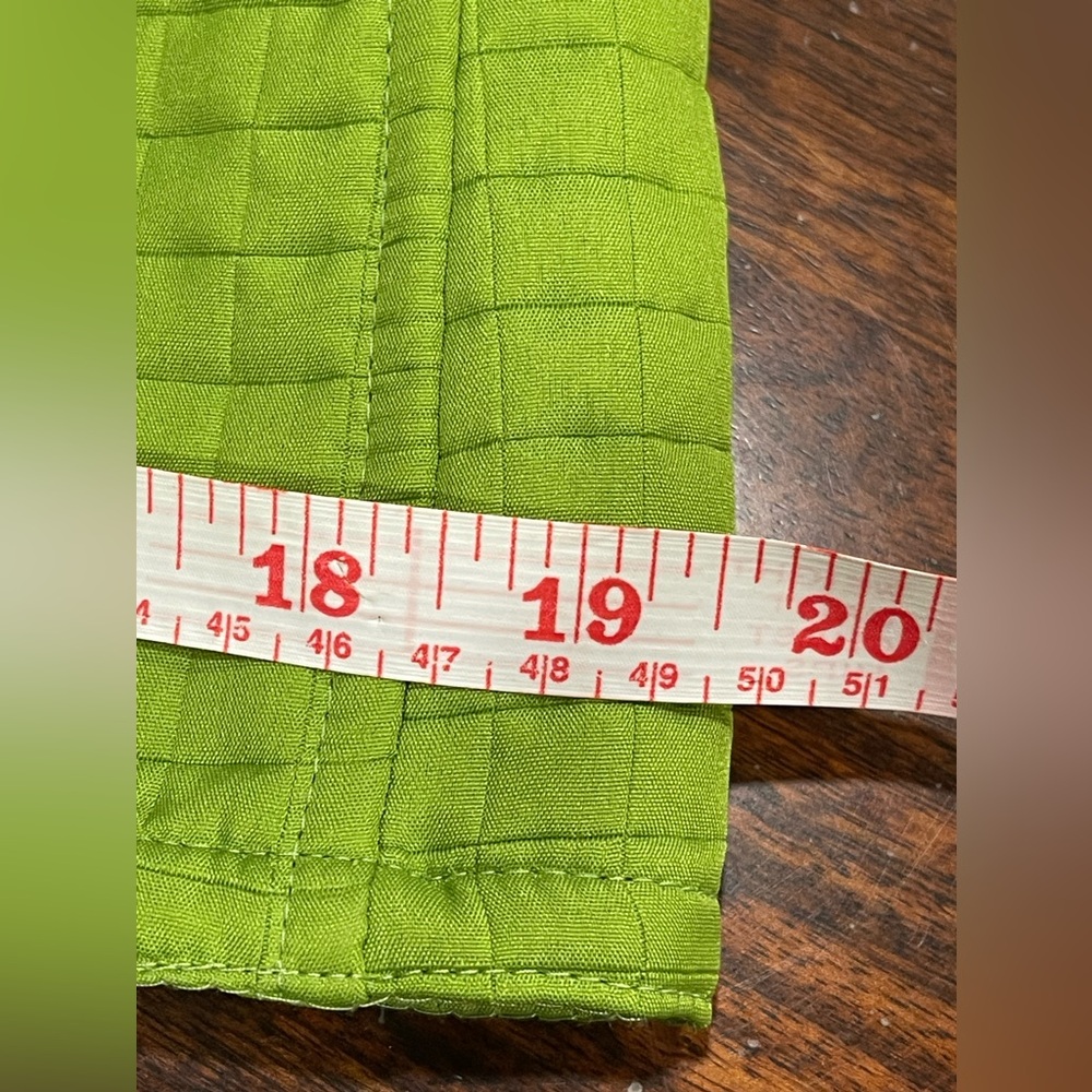 Harve Bernard Green Quilted Women's Jacket size 12 vintage 1990s open no closure - Picture 11 of 11